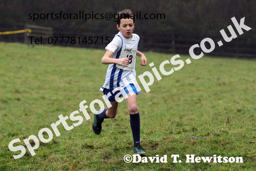 Boys under-13s, NECAA Junior Cross Country Relays, Thornley Farm, Peterlee, Saturday, December 12th. Photo: David T. Hewitson/Sports for All Pics